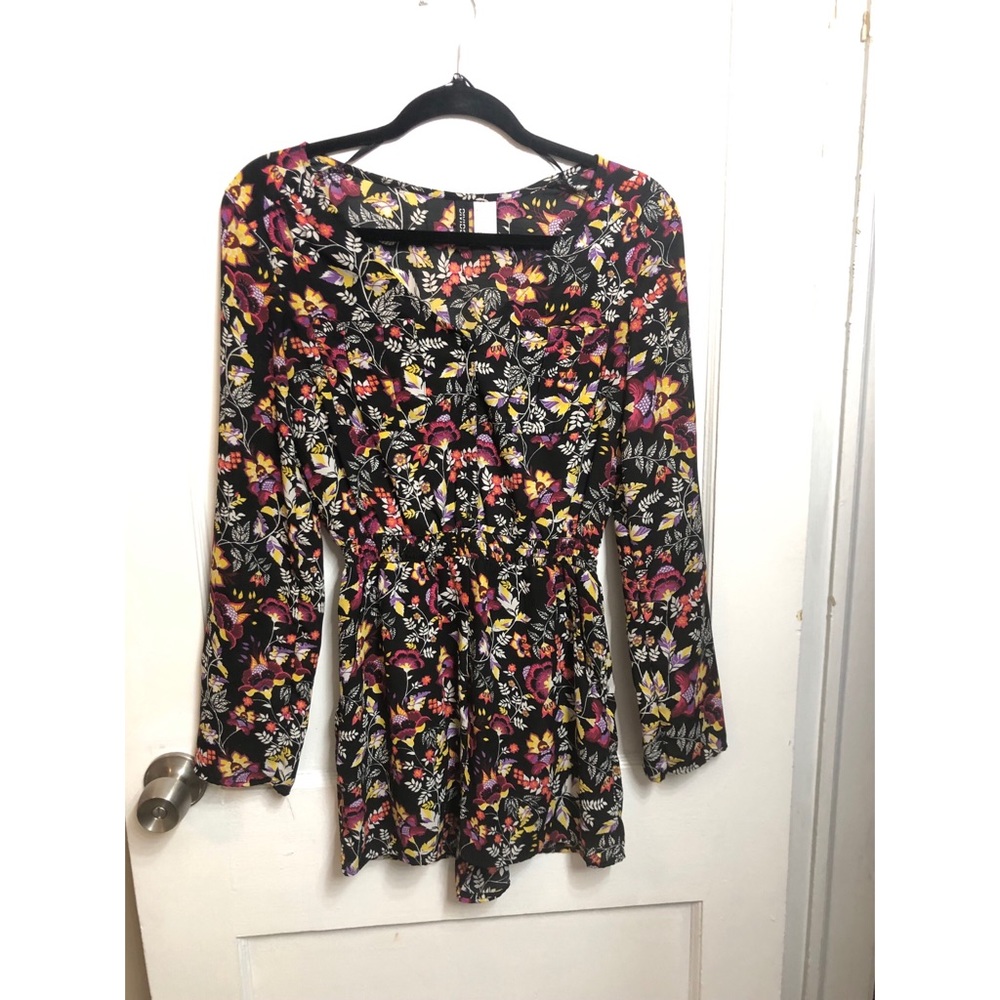 Divided Floral Romper